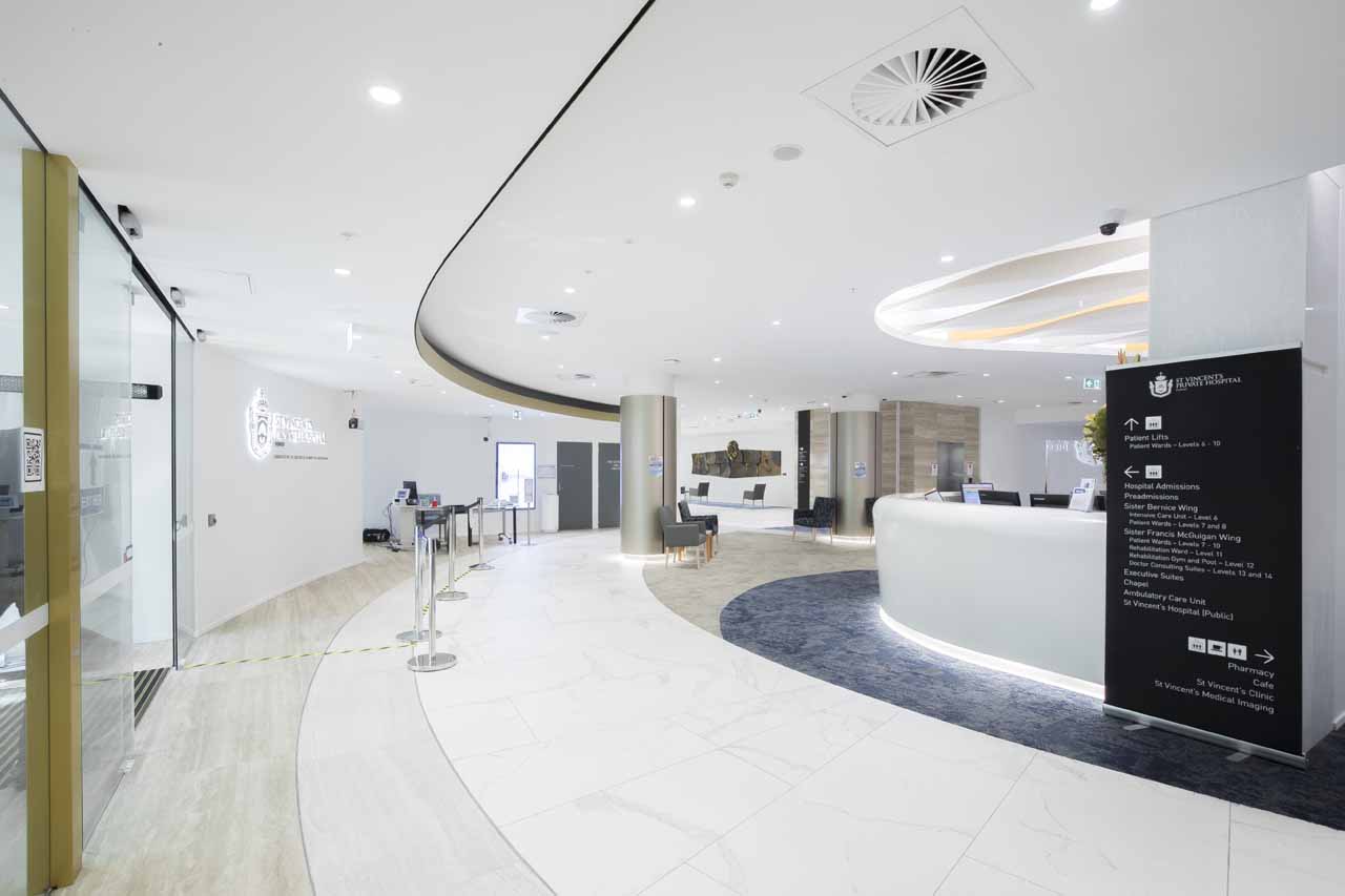 St Vincent’s Private Hospital Level 4 Main Lobby