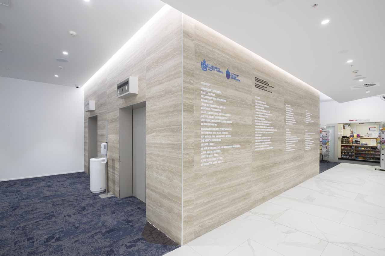 St Vincent’s Private Hospital Level 4 Main Lobby